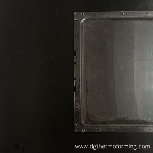 Clear polycarbonate large thermoforming trays